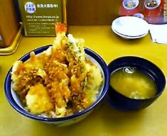 久々の天丼